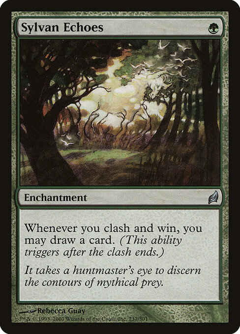 Sylvan Echoes - Lorwyn (#237) - Illustrated by Rebecca Guay - Magic: The Gathering Card