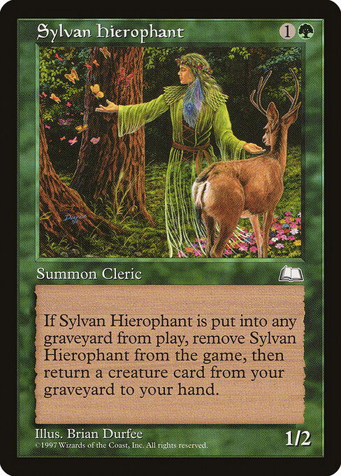 Sylvan Hierophant - Weatherlight Magic card