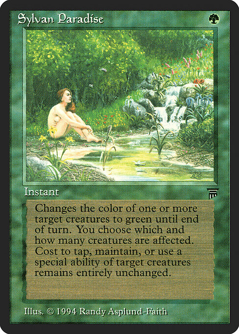 Sylvan Paradise - Legends Magic card