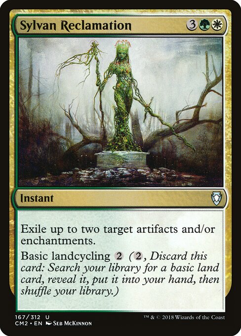 Rückeroberung des Waldes (Sylvan Reclamation) - Commander 2016 (#44) - Illustrated by Seb McKinnon - Magic: The Gathering Card