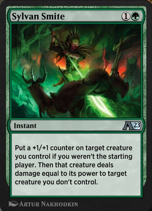 Sylvan Smite - Alchemy: The Brothers' War Magic card