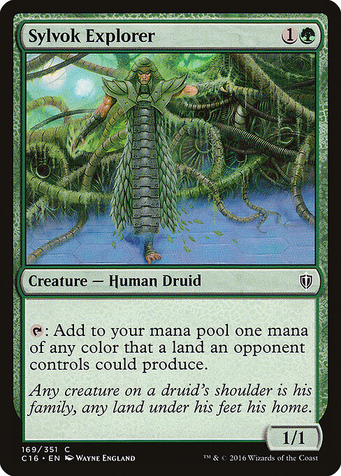 希沃克探险家 (Sylvok Explorer) - Commander 2016 (#169) - Illustrated by Wayne England - Magic: The Gathering Card