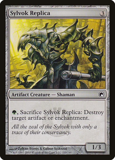 Sylvok Replica - Scars of Mirrodin Magic card