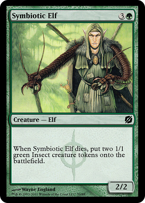 Symbiotic Elf - Duel Decks: Mirrodin Pure vs. New Phyrexia Magic card