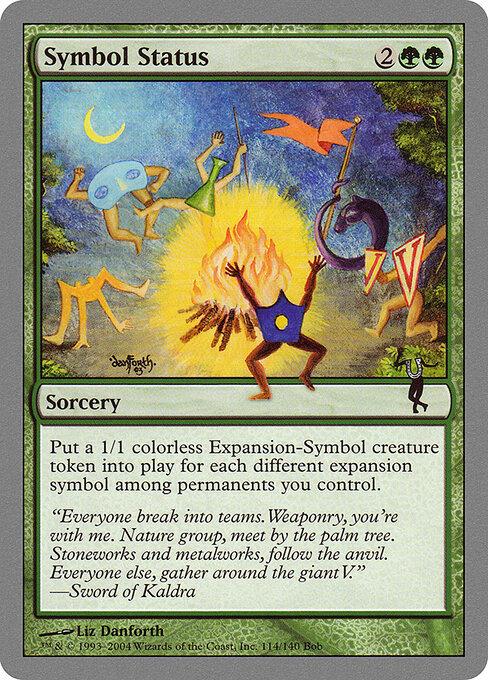 Symbol Status - Unhinged (#114) - Illustrated by Liz Danforth - Magic: The Gathering Card