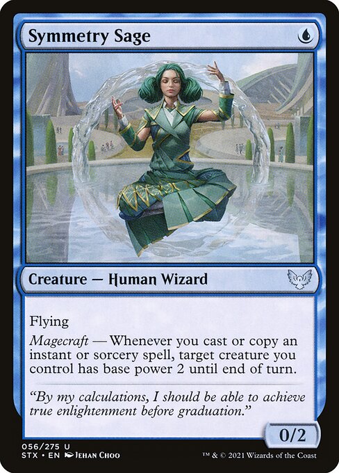 Symmetry Sage - Strixhaven: School of Mages Magic card