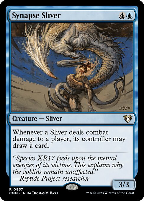 Synapse Sliver - Commander Masters Magic card