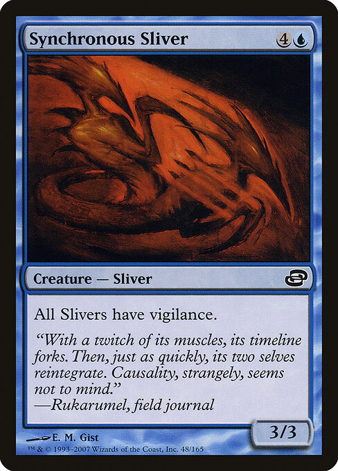 Synchronous Sliver - Planar Chaos Magic card
