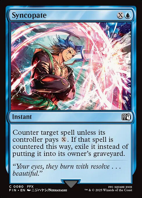Syncopate - Final Fantasy Magic card