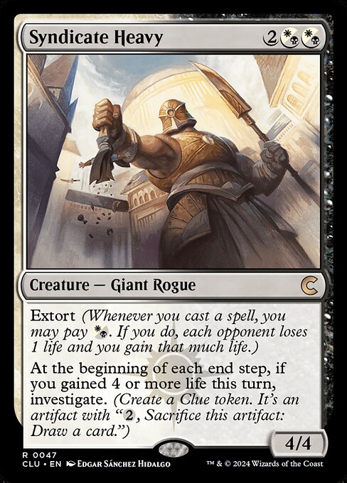 Syndicate Heavy - Ravnica: Clue Edition Magic card