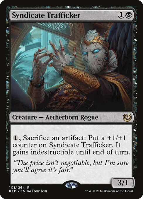 Syndicate Trafficker - Kaladesh (#101) - Illustrated by Tony Foti - Magic: The Gathering Card