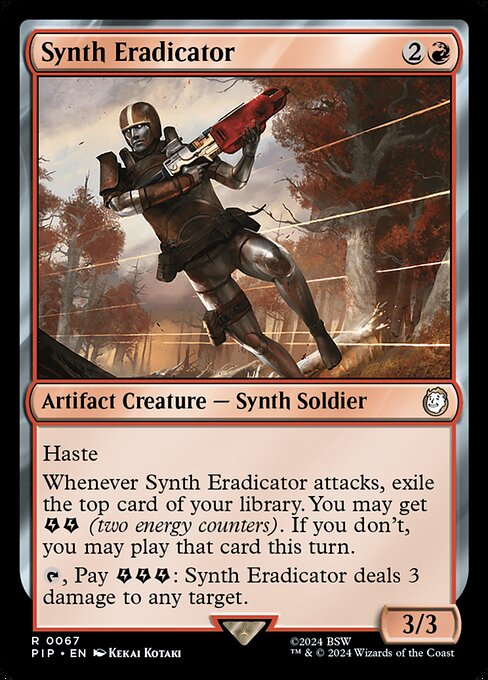 Synth Eradicator - Fallout Magic card