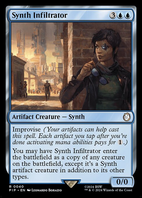 Synth Infiltrator - Fallout Magic card