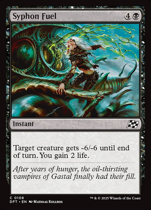 Syphon Fuel - Aetherdrift Magic card