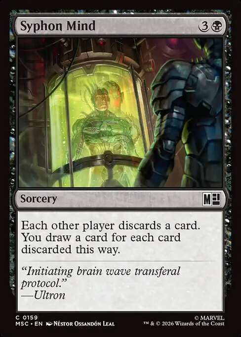 Syphon Mind - Marvel Super Heroes Commander Magic card