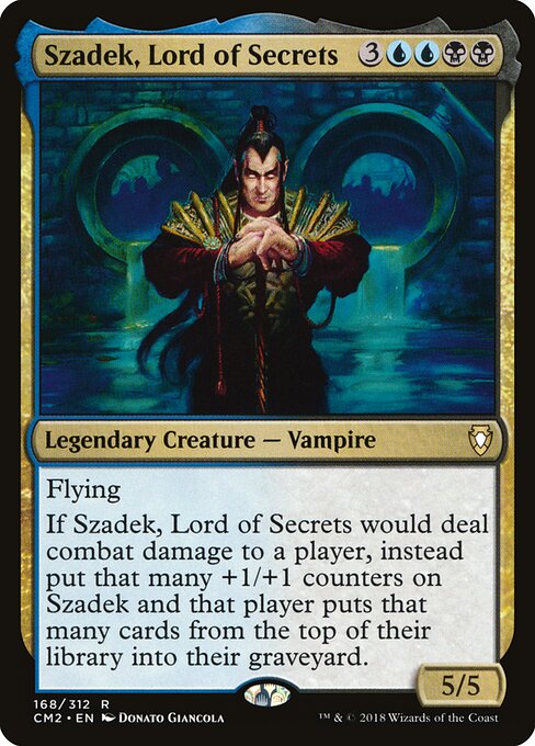 Szadek, Lord of Secrets - Commander Anthology Volume II (#168) - Illustrated by Donato Giancola - Magic: The Gathering Card