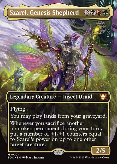 Szarel, Genesis Shepherd - Edge of Eternities Commander Magic card