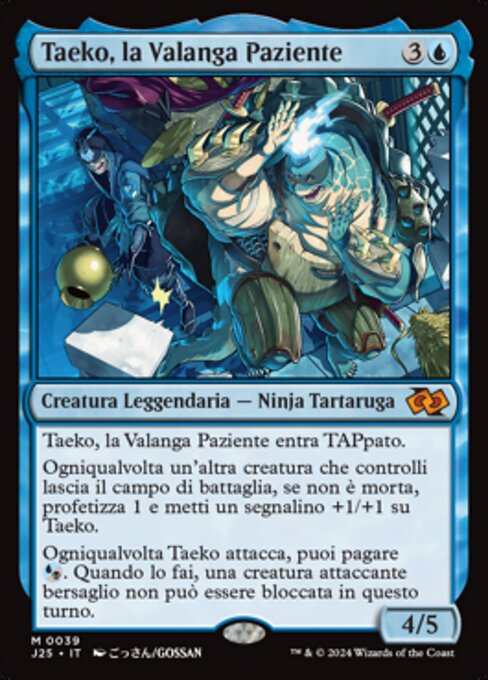 Taeko, geduldige Lawine (Taeko, the Patient Avalanche) - Foundations Jumpstart (#39) - Illustrated by GOSSAN - Magic: The Gathering Card