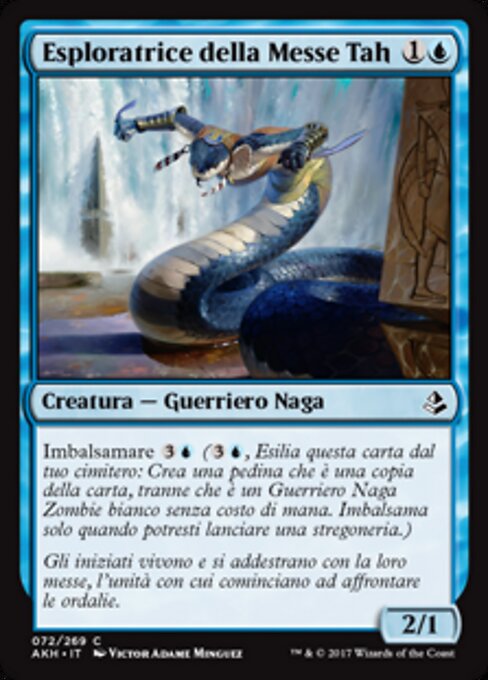 ター一門の散兵 (Tah-Crop Skirmisher) - Amonkhet (#72) - Illustrated by Victor Adame Minguez - Magic: The Gathering Card