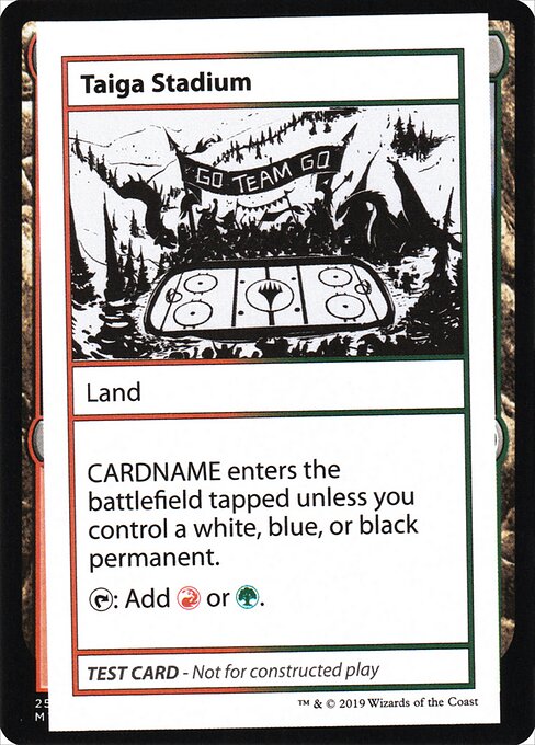 Taiga Stadium - Mystery Booster Playtest Cards 2021 Magic card