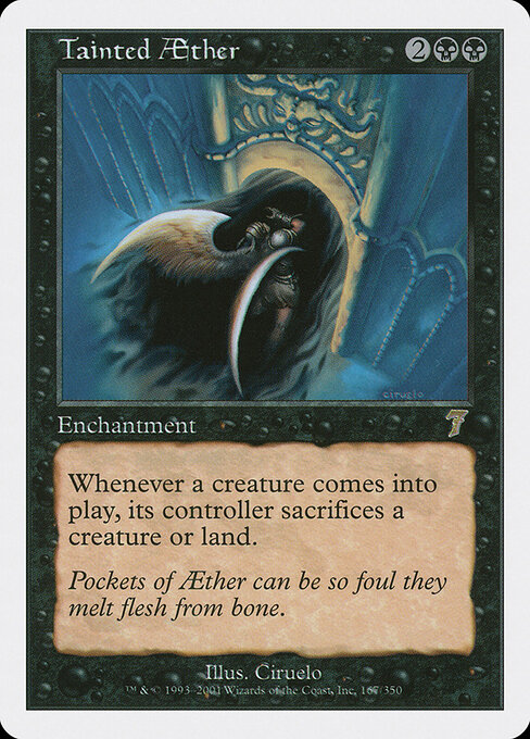 Tainted Aether - Seventh Edition Magic card
