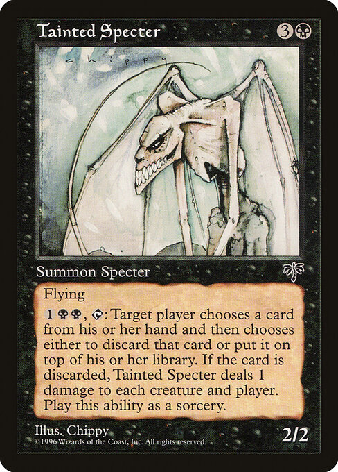 Tainted Specter - Mirage Magic card