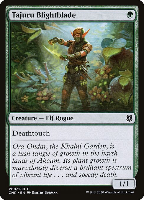 Tajuru Blightblade - Zendikar Rising Magic card