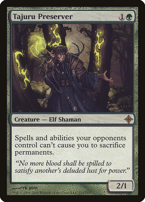 Tajuru Preserver - Rise of the Eldrazi Magic card