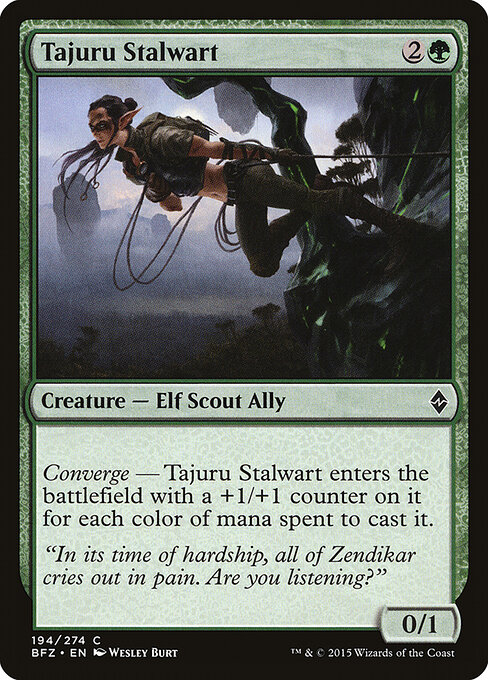 Tajuru Stalwart - Battle for Zendikar Magic card