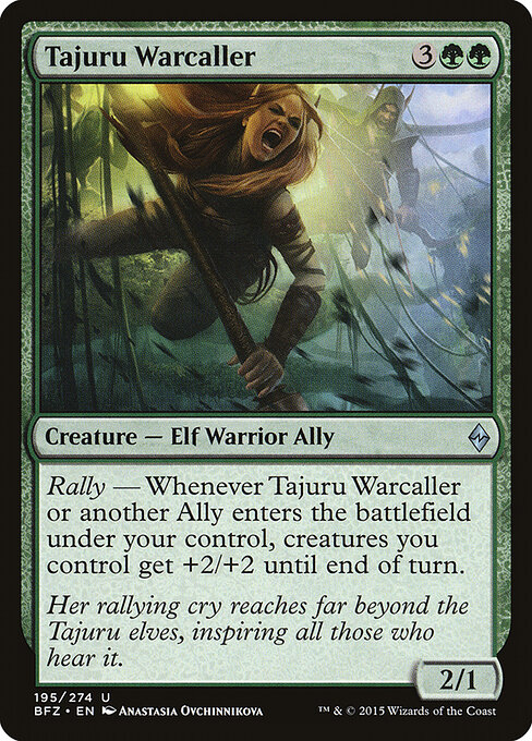 Tajuru Warcaller - Battle for Zendikar Magic card