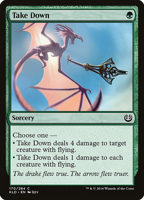Take Down - Kaladesh Magic card