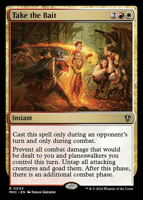 Take the Bait - Murders at Karlov Manor Commander Magic card