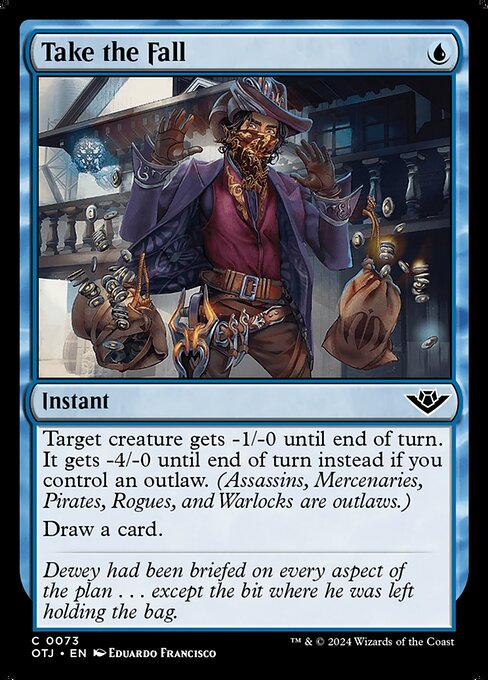 Take the Fall - Outlaws of Thunder Junction Magic card