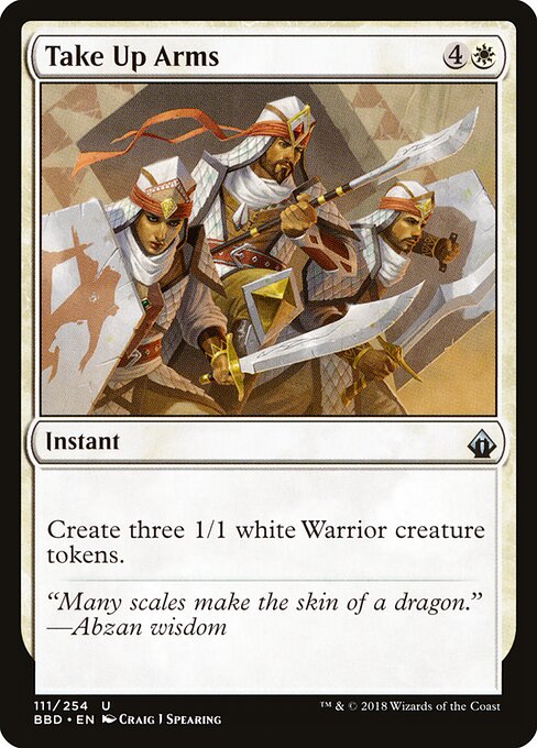 Take Up Arms - Battlebond Magic card