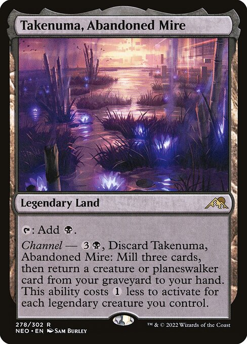 Takenuma, Abandoned Mire - Kamigawa: Neon Dynasty Magic card