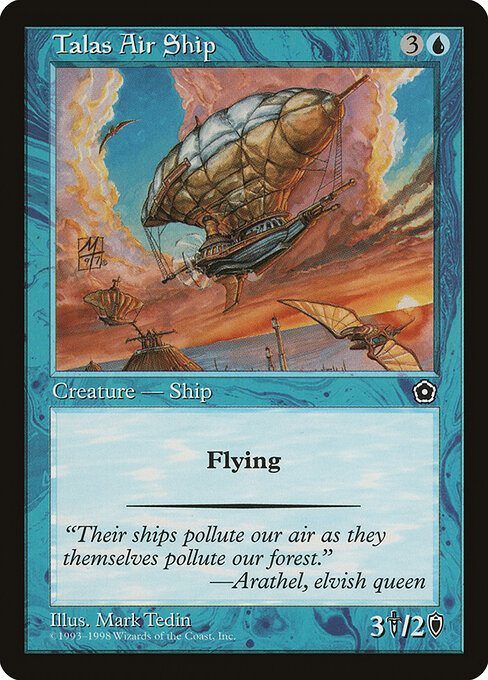 Talas Air Ship - Portal Second Age Magic card