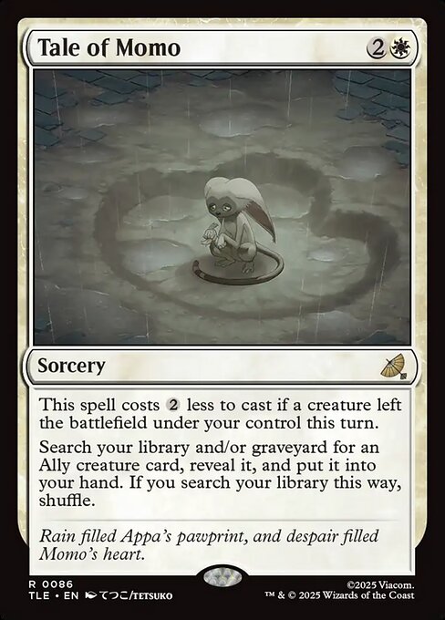 モモの物語 (Tale of Momo) - Avatar: The Last Airbender Eternal (#86) - Illustrated by Tetsuko - Magic: The Gathering Card