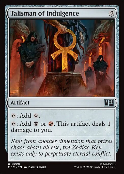 Talisman of Indulgence - Marvel Super Heroes Commander Magic card