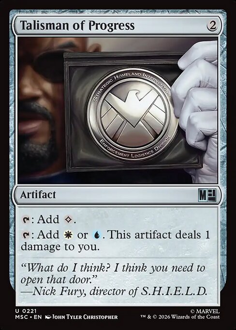 Talisman of Progress - Marvel Super Heroes Commander Magic card