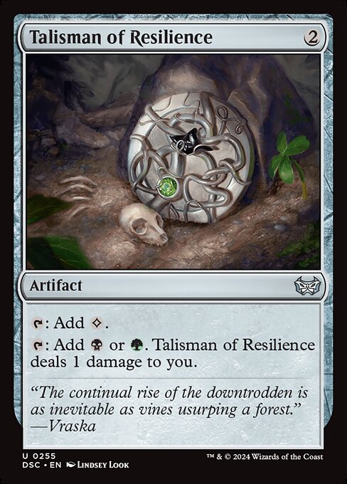 Talisman of Resilience - Duskmourn: House of Horror Commander Magic card