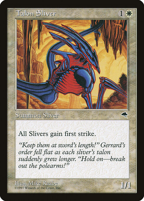 Talon Sliver - Tempest Magic card