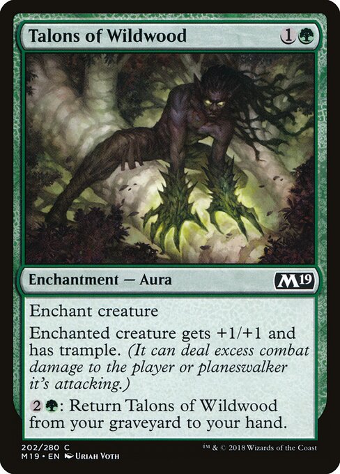 Talons of Wildwood - Core Set 2019 Magic card