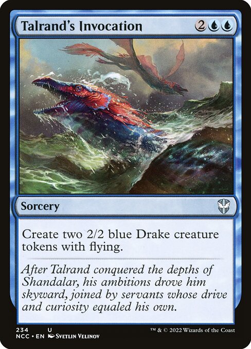 Talrand's Invocation - New Capenna Commander Magic card