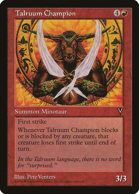 Talruum Champion - Visions Magic card
