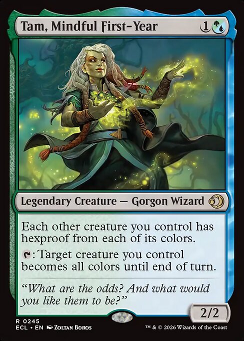 Tam, Mindful First-Year - Lorwyn Eclipsed Magic card