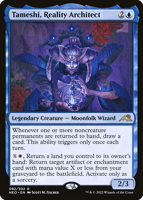 Tameshi, Reality Architect - Kamigawa: Neon Dynasty Magic card