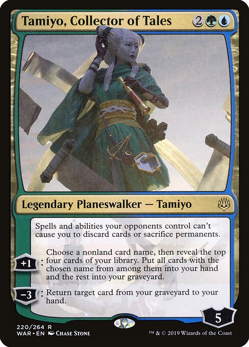 Tamiyo, Collector of Tales - War of the Spark Magic card