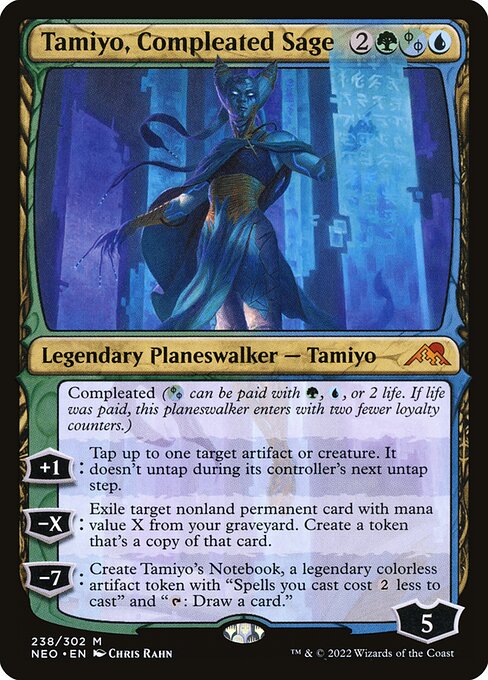 Tamiyo, Compleated Sage - Kamigawa: Neon Dynasty Magic card