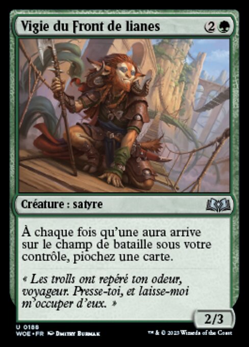 Vigie du Front de lianes (Tanglespan Lookout) - Wilds of Eldraine (#188) - Illustrated by Dmitry Burmak - Magic: The Gathering Card