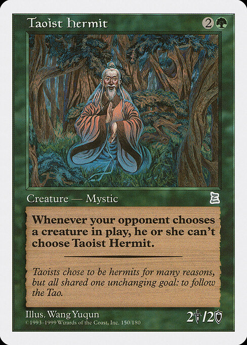 Taoist Hermit - Portal Three Kingdoms Magic card